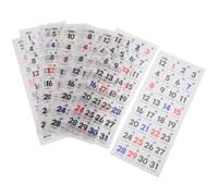 NOLITOY 365-day Perpetual Date Stickers Set for Planners Monthly Number Labels Decorative Calendar Stickers Accessories for Journals and Daily Organizers
