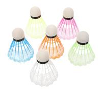 NOLITOY 36Pcs Colorful Shuttlecock Lightweight Plastic Badminton Balls for Outdoor Sports Exercise Training