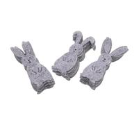 NOLITOY 36pcs Easter Bunny Coin Purse Set - Decorative Rabbit Money Holder Clips with Bunny Plate Design for Party Table Accessories and Holiday Organizers