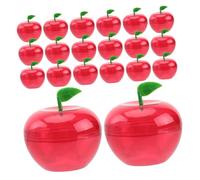 NOLITOY 36pcs Red Christmas Apple Candy Boxes Holiday Themed Chocolate Packaging Containers for Party Favors Wedding Decorations Seasonal Treat Holders