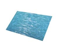 NOLITOY 3d Double-sided Photography Background Paper, Blue Water Ripple Texture, 30.7x22.6 Inch Flat Lay Backdrop for Food, Cosmetics, Jewelry Photo Studio Props