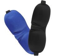 NOLITOY 3D Sleep Masks Prevents Moving Or Falling Polyester and Foam Material 2pcs with Contoured Design for Adults for Travel and Nighttime Sleep