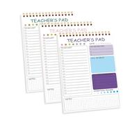 NOLITOY 3pcs 2026 Planner Book Set - 9" Daily Work Planner Notebook with Weekly Monthly Calendar, Personal Scheduling Organizer for Teachers, Notes, Tasks, and Appointments