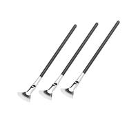 NOLITOY 3pcs Angled Fan-shaped Eyelash Brushes for Mascara Application Soft Lash Wands for Eyelash Extensions and Volume Enhancement Black Eye Makeup Tools for Women