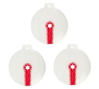 NOLITOY 3pcs Anti-Splash Mixing Bowl Covers Splash Guard for Egg Beating Dough Kneading Fresh-Keeping Kitchen Tool