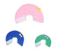 NOLITOY 3Pcs Bird Collar for Parrots Anti-bite Neck Rings Soft Protective Pet Parrot Collar for Wound Healing and Plucking Prevention Comfortable and Easy to Use Random Color