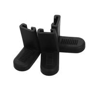 NOLITOY 3pcs Black Rubber Drum Hanger Hooks Snare Drum Lug Replacement Parts for Bass Anchor with Anti-slip Design Easy Installation Multipurpose Use for Snare