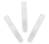 NOLITOY 3pcs Clear Refillable Paint Marker Tubes Flat Head Empty Refill Pens for Acrylic and Alcohol Paints Suitable for Graffiti Wood Metal Glass Rock and DIY Art Projects