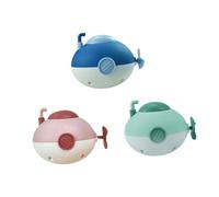NOLITOY 3pcs Clockwork Submarine Bath, Water Play Shower Set in Blue, Pink, Green - Shower Plaything for Pool and Bathtub Recreation