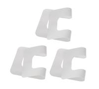 NOLITOY 3pcs Detachable Sup Fin Base Adapter Patch for Paddle Board Watersports PVC Corrosion-resistant Fin Box Connector Repair Kit for Inflatable and Longboards