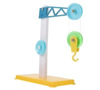 NOLITOY 3PCS Educational Pulley Model with Stand for Primary School Physics Experiments Teaching Simple Machine Concepts Science Learning Random Color