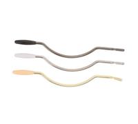 NOLITOY 3pcs Electric Guitar Tremolo Bar Curved Whammy Bar System with High-frequency Vibration for Dynamic Pitch Control Stylish Gold Silver Black