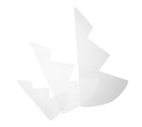 NOLITOY 3pcs Fabric Christmas Tree Quilting Templates Sewing Kit for Holiday Crafts DIY Xmas Decoration Beginner Friendly Patchwork Stencils for Festive Group Activities