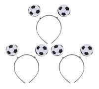 NOLITOY 3Pcs Football Headbands for Men Women, Sports Game Hairbands with Non-Woven Fabric, Football Competition Cheer Up Accessories for Soccer Matches and Live Broadcasts