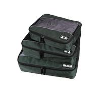 NOLITOY 3pcs Grey Underwear Travel Storage Bags Organizers Multi-Functional Breathable Socks Bras Packing Cubes for Luggage Organiser