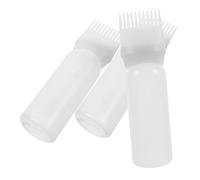 NOLITOY 3pcs Hair Oiling and Dying Applicator Bottle Root Comb for Precise Application of Hair Color and Oils Convenient and Easy to Use for Styling and Treatment