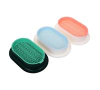 NOLITOY 3pcs Hydroponic Cat Grass Planter Boxes Soilless Growing Tray for Indoor Cats Transparent Plastic Sprouter for Pet Grass Cultivation and Growth Monitoring