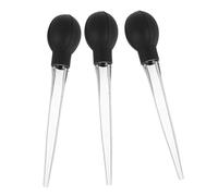 NOLITOY 3pcs Large Pipette Dropper with Graduated Scale Kitchen Measuring Tool for Baking Oil Transfer and Sauce Dispensing Easy Clean Liquid Transfer Droppers for Culinary Use