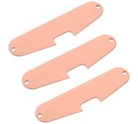 NOLITOY 3pcs Metal Electric Guitar Single Coil Pickup Base Plates for Bridge and Neck Positions Repairs Guitar Pickup Frame Accessories