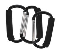 NOLITOY 3Pcs Multi-use Large Stroller Hooks for Outdoor Use Convenient Pram Bag Hangers Strong Practical Hooks Compatible with Wheelchairs Carrying