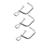 NOLITOY 3pcs Pasta Machine Handle Replacement Clips Stable Fixing Clamp Tool for Manual Noodle Maker Secure Support for Pasta and Meat Grinder Accessories