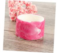 NOLITOY 3pcs Petal Washi Tape DIY Self-adhesive Floral Stickers for Scrapbook Diary Calendar Decoration Adhesion in Wine Red Pink Purple Colors
