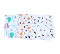 NOLITOY 3pcs Peva Refrigerator Dust Cover with Decorative Patterns Fridge Storage Shelter for Kitchen Easy Clean Fridge Protection with Double End Zippers