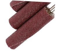 NOLITOY 3pcs Rotary Tool Sanding Drum Bits with Grit Cylindrical Sanding Bands for Precise Grinding and Polishing Hard to Reach Areas for DIY Finishing