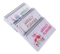 NOLITOY 3Pcs Student Academic Planner Notebook with Sturdy Cover Thick Anti-leak Ink Writing Binder Organizers for School Office Teachers Back to School Essentials