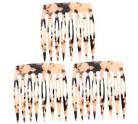 NOLITOY 3pcs Teeth Hair Comb for Women Simple Side Comb Hair Accessory Vintage Style Detangler Practical Fashionable for Everyday Use and Special Occasions