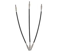 NOLITOY 3pcs Violin Tailpiece Steel Wire Cords Replacement Strings Musical Instrument Accessories for Enhanced Sound and Longevity