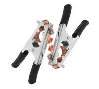 NOLITOY 3pcs Welding Ground Clamps High Conductivity Earth Bonding Clips with Strong Clamping Force for Manual and Arc Stick Welding Machines