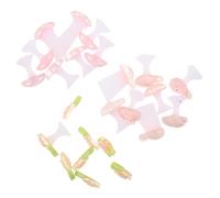 NOLITOY 3sets Nail Separator Toe Spreaders Silicone Flexible Soft Finger Divider Toe Separators for Women Rabbit Sunflower Star Pattern for Nail Polish Application