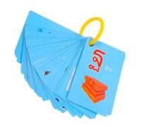 NOLITOY 4 Boxes Thai Language Flash Cards, 180pcs Learning Materials with Phonetic Words, Bilingual Vocabulary Builder Teaching Cards for Early Education