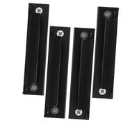 NOLITOY 4 pcs Aluminum Alloy Sliding Shower Door Pull Handles for Glass Doors for Home Bathroom Cabinet Corrosion Resistant and Elegant Design