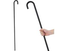 NOLITOY 4 Section Black Magician Cane Prop 39.4in Plastic Cosplay Crutch Stick for Halloween Costume Hen Party Dance Performance Theatrical Photo Booth Stage Men Women Kids Decorative Accessory