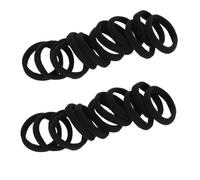 NOLITOY 40pcs Korean Simple Decorative Hair Rings for Flexible Stretchable Hair Elastics Soft No-damage Hairbands for Ponytails Buns and Wrist Decoration