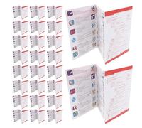 NOLITOY 40pcs Wilderness Pocket Guide, Emergency Survival Handbook with Basic Steps and Medical Instructions for Wild Camping and Outdoor Safety