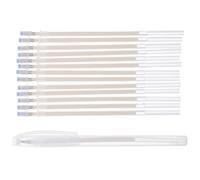 NOLITOY 41pcs Heat Erasable Fabric Marking Pen with Refill Fine Tip Water Soluble Ink for Quilting Sewing Embroidery Tailors Replaceable Hot Erase Pen for Precise Needlework