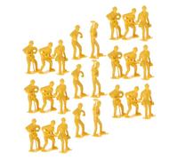 NOLITOY 45pcs Miniature Engineering Workers Models Set Realistic Plastic Figurines People for DIY Display Collection Educational Use Construction Worker Figures