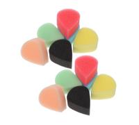 NOLITOY 48pcs High Density Face Paint Sponges for Waterdrop Shape Nonabsorbent Makeup Applicators Soft Skin-friendly Sponges for Face Painting School Home Outdoor Art Activities