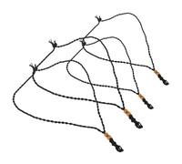 NOLITOY 4pcs Adjustable Crystal Cage Necklace Cord Large Medium Netted Stone Holders for Pendant Charms Flexible Fishnet Design Protects Quartz Natural Stones DIY Jewelry Making Supplies