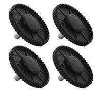 NOLITOY 4Pcs Adjustable Fitness Equipment Leveling Pads M10 Anti-Skid Screw Feet for Treadmill and Furniture, Height Adjustable Stabilizer for Uneven Floors, Suitable for Walking Pad and