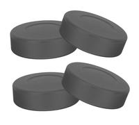 NOLITOY 4pcs Adjustable Hardness Ice Hockey Training Pucks Professional Roller Hockey Practice Pucks for Indoor Outdoor Smooth Surface Use