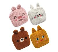 NOLITOY 4pcs Adorable Sanitary Napkin Storage Bags Chic Cosmetic Bags for Menstrual Pad Portable Toiletries Fashionable Wet for Travel and Daily Use