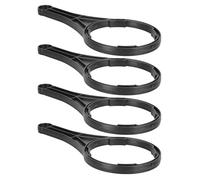 NOLITOY 4pcs Black 20-inch Plastic Filter Wrench Set for Reverse Osmosis Water Filter Housing Spanner Tools Compatible Home Water Purifier Canisters Kitchen Filtration Replacement Parts