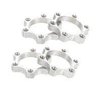 NOLITOY 4pcs Bolt Aluminum Alloy Disc Brake Adapter Flange Conversion Hub for Cycling Rotor Replacement with Enhanced Contact Area and Precision Braking Stability