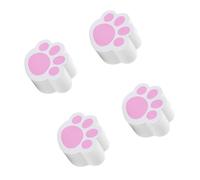 NOLITOY 4pcs Cat Claw Cleaning Sponges for Glass Mirrors and Bathroom Surfaces, Effective Stain Remover Sponge Set, Non-Scratch Mirror Wipes for Household Cleaning