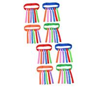 NOLITOY 4Pcs Colorful Tail Catch Game Belts for , Interactive ’S Tail Grab Set with Adjustable Waistbands in Orange, Red, Blue, and Green for Kindergarten and Family Play