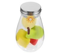 NOLITOY 4pcs Cute Fruit Shaped Makeup Sponges Set Dry and Wet Use Cosmetic Beauty Blending Tools for Foundation and Concealer Application